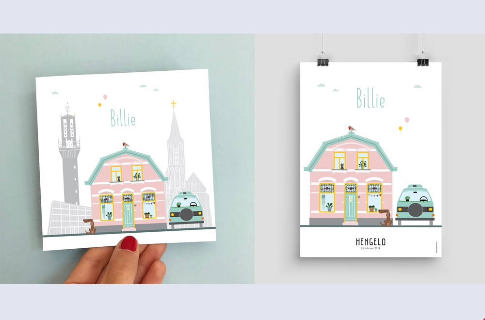 O... dat roze huisje is geweldig hè O... dat roze huisje is geweldig hè